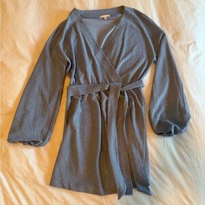 Gianna Bini Shimmering Wrap Dress with Belt